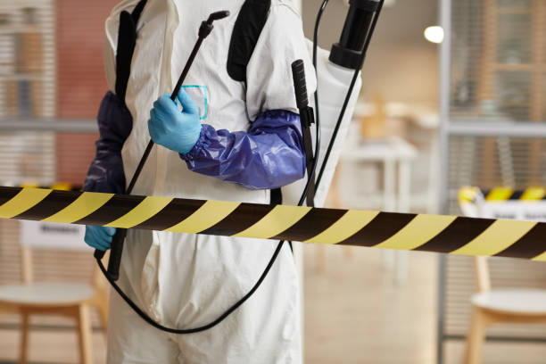 Professional Biohazard technician working in Coloma, WI